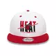 New Era NBA Miami Heat Crown White 9FIFTY Snapback Cap