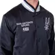 New Era NBA Spurs Satin Bomber Jacket "Black"