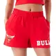 New Era NBA Team Chicago Bulls Logo Womens Shorts