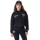 New Era NBA Womens Chicago Bulls Team Logo Crop Pullover Hoodie