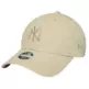 New Era Wmns MLB NY Yankees Cord 9FORTY Adjustable Cap "Cream"