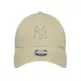 New Era Wmns MLB NY Yankees Cord 9FORTY Adjustable Cap "Cream"