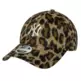 New Era Wmns MLB NY Yankees Cosy Animal Leopard 9FORTY Adjustable Cap