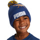 Puma Kids Small World POM Beanie (blue)