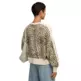 Puma T7 LEO LUXE AOP Over-Oversized Crew TR "Alpine Snow-Ice Coffee"