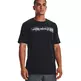 UA Men's Camo Chest Stripe Short Sleeve "Black"