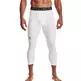 UA Men's HeatGear® Armour ¾ Leggings "White"