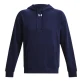 UA Men´s Rival Fleece Hoodie "Midnight Navy-White"