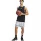UA Men's Zone Pro 7" Mesh Shorts Printed "White"