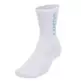 UA Unisexe 3-Maker 3-Pack Mid-Crew Socks "White-Ether Blue"