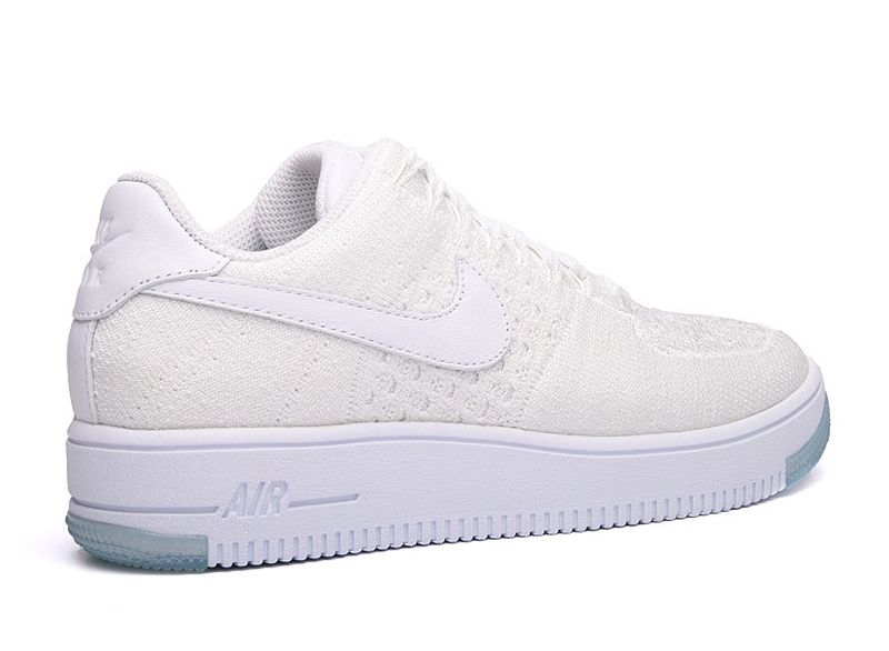 air force one flyknit white