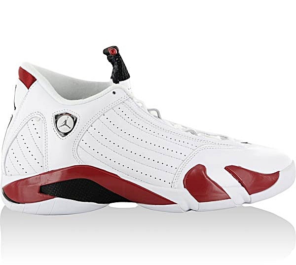 tenis jordan blanco con rojo