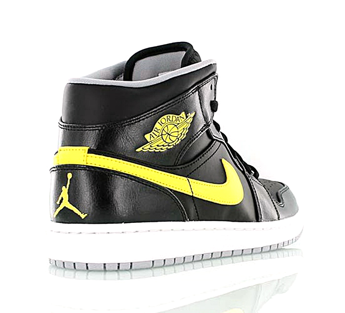 Air Jordan 1 Mid "VibrantYellow" (070/negro/amarillo)