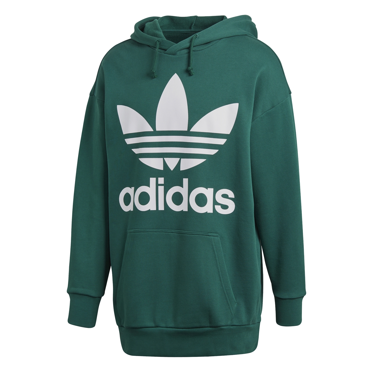 adidas hoodie trefoil green