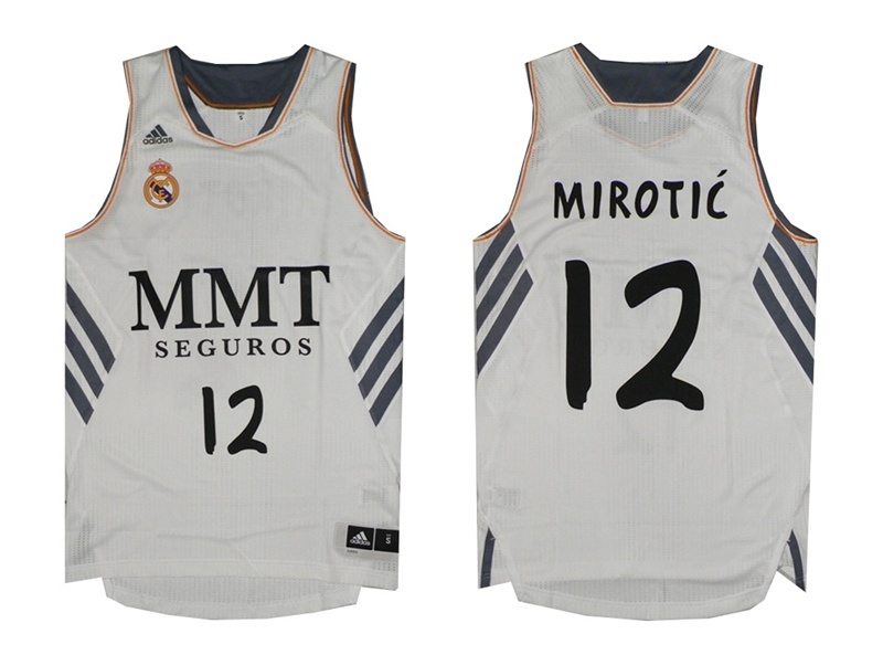 Camiseta Mirotic Real Madrid Basket 13/14 (blanco)