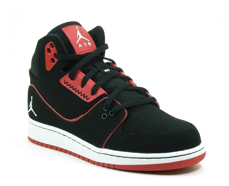 Jordan 1 Flight 2 BG Ni?�@ (36-40)(002/negro/rojo/blanco)