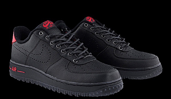 Nike Air Force 1 Lebron Premium Low QS Ed (100/negro/rojo)