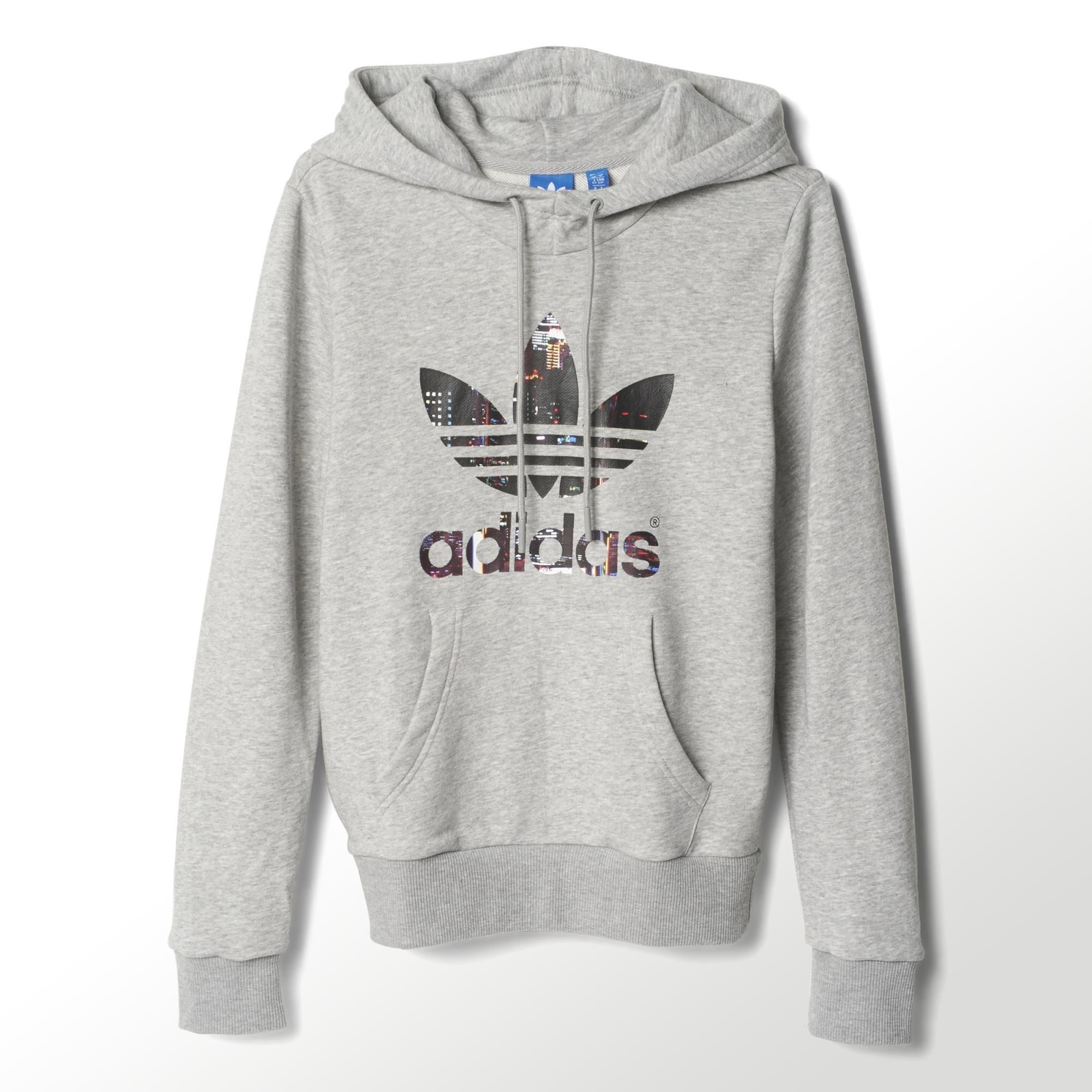 sudadera trefoil adidas mujer