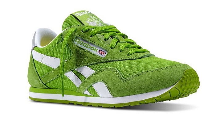 reebok leather verde