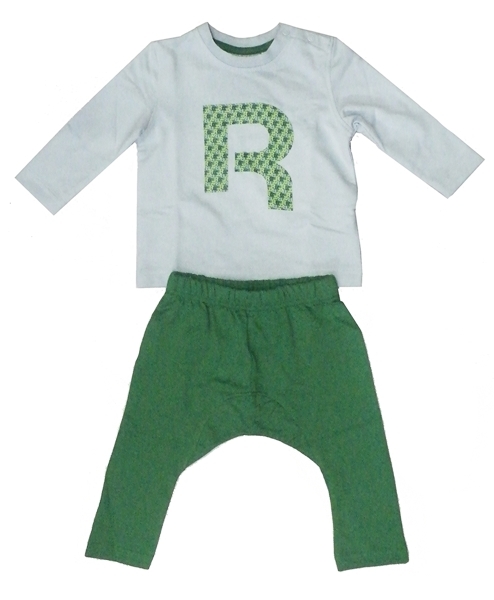 Reebok Chándal Bebé U Jogger Suit (celeste/verde)