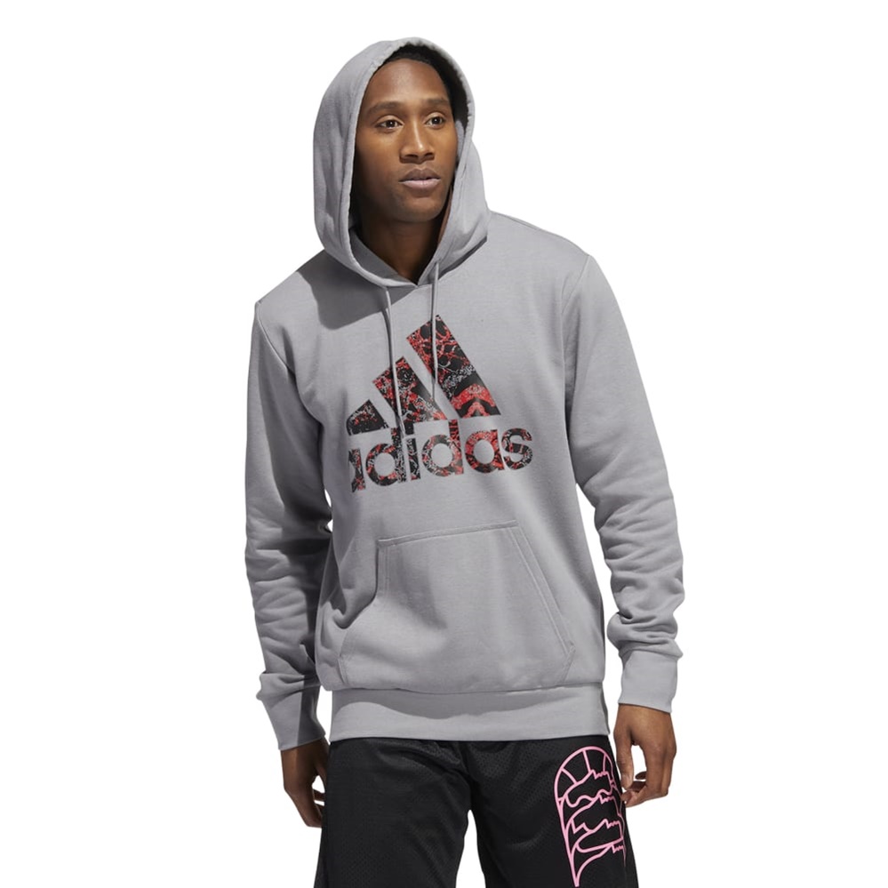 Adidas Basketball Legends CZ Hoodie Grey Three