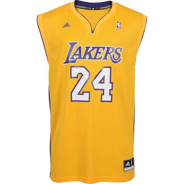 Adidas Camiseta Réplica Kobe Bryant Lakers (amarilla)
