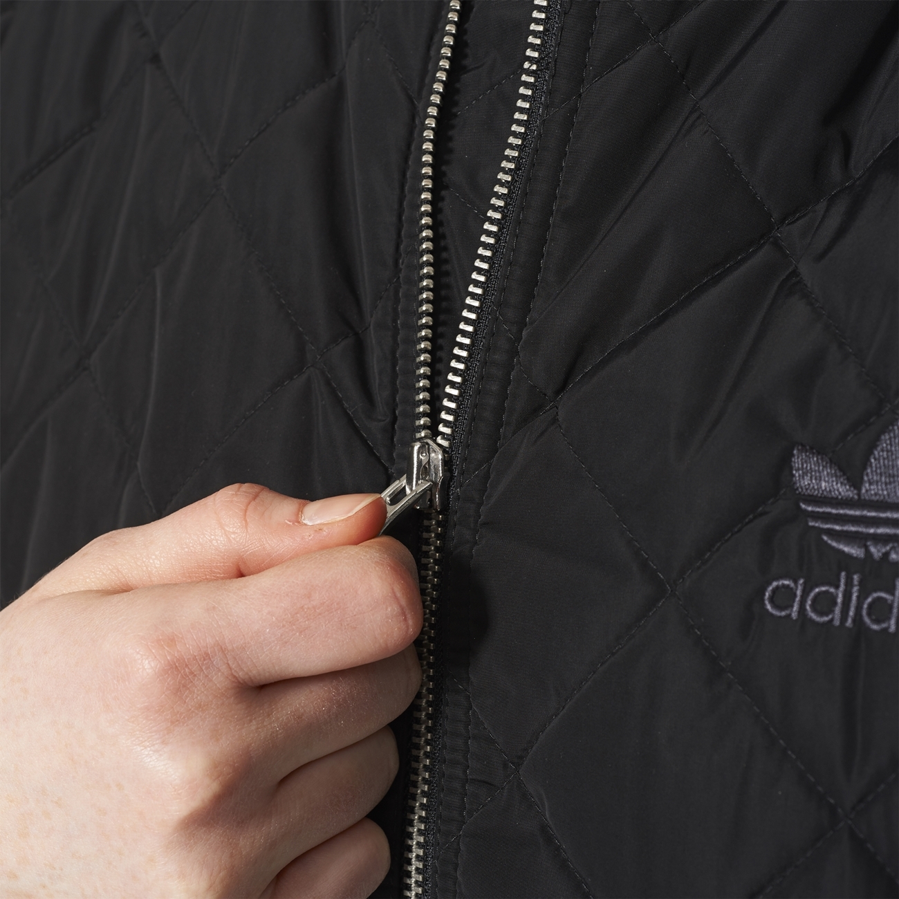 long bomber jacket adidas