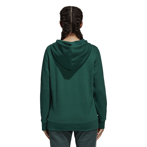 adidas hoodie trefoil green