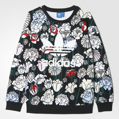 Floral adidas sweatshirt womens on sale