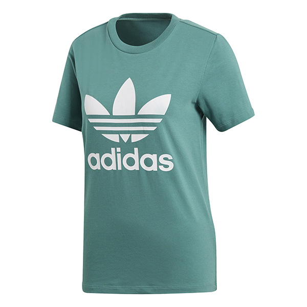 Adidas Trefoil Tee Shirt Vert Adidas T-shirts Homme Adidas