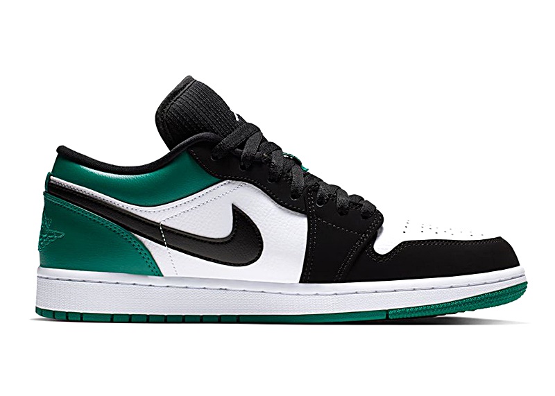 aj 1 low green toe