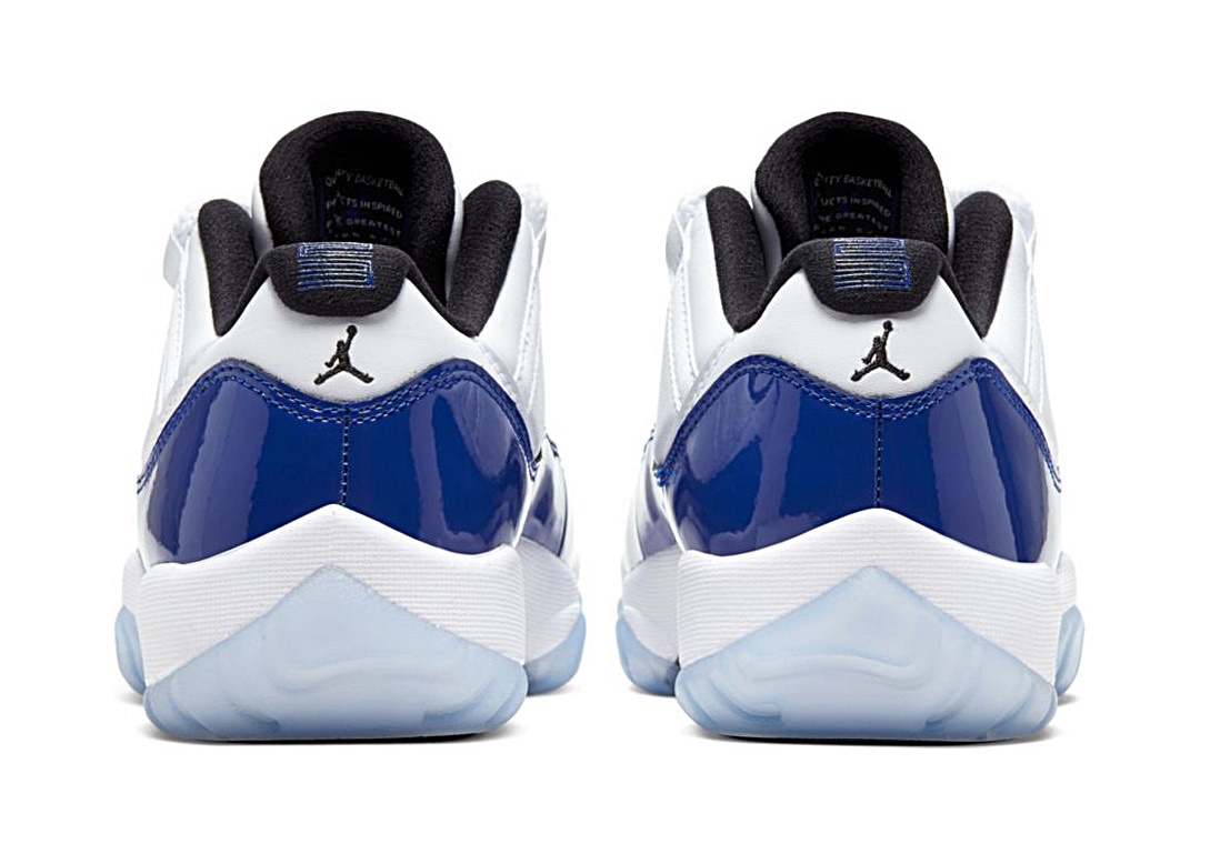 white and blue concords