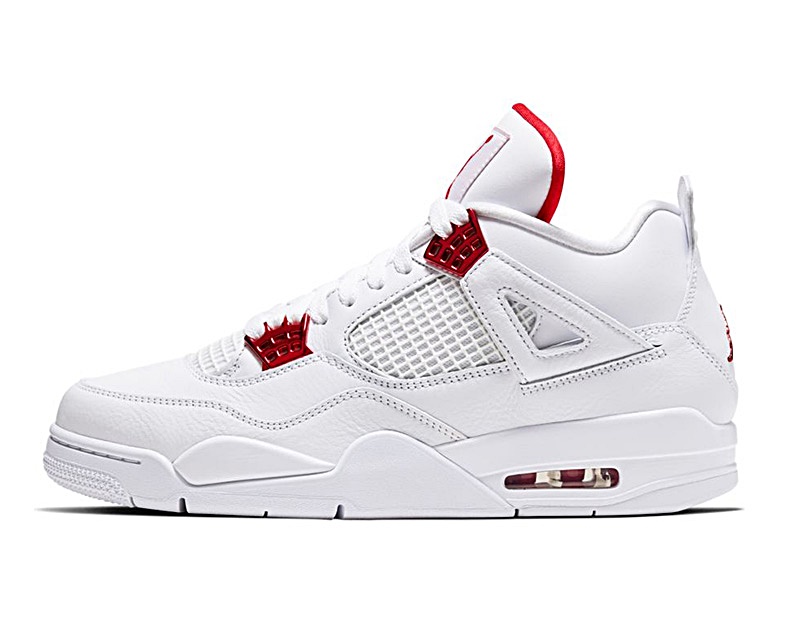 retro 4 red white black