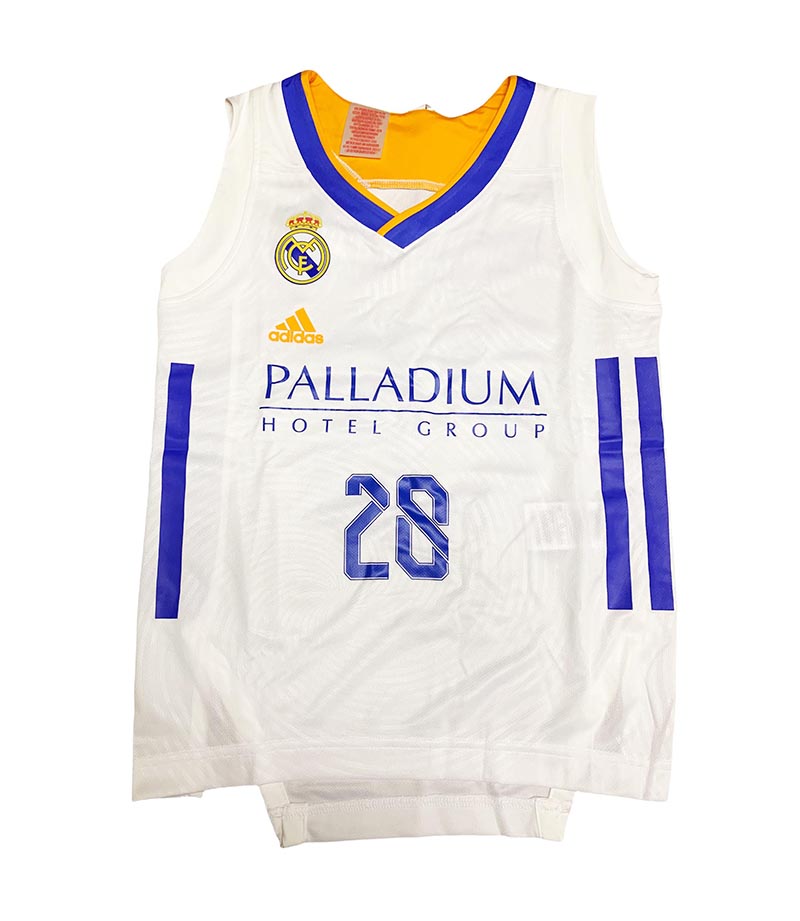 T-shirt réplique Enfant Real Madrid Basket # 28 YABUSELE #