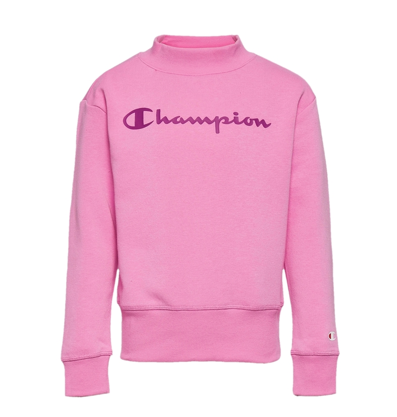 Champion Girls Legacy American Classics Crewneck pink