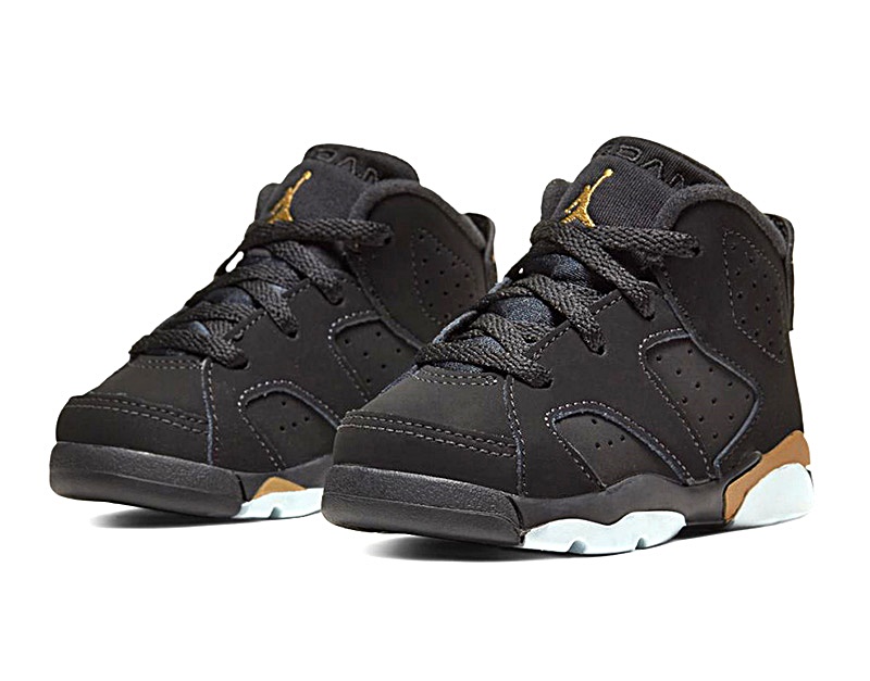 retro 6 black gold