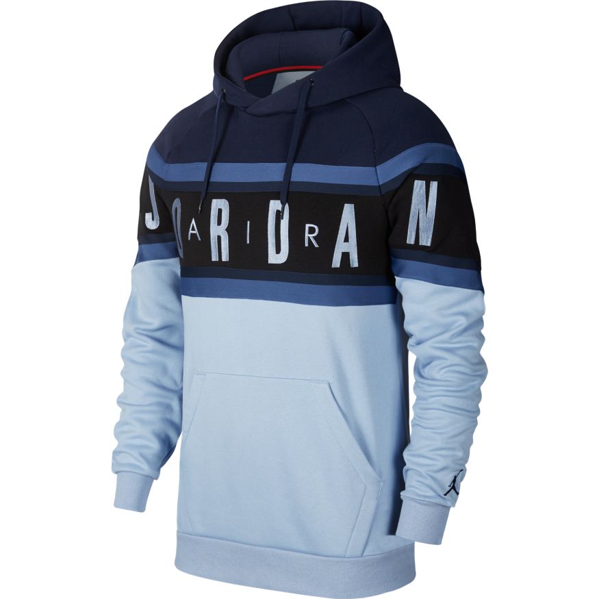 Jordan Air Fleece Pullover Hoodie (obsidian)