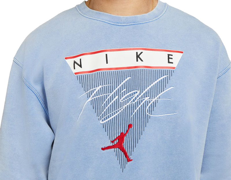 Jordan Flight Fleece Men's Graphic Fleece Crew "Blue"