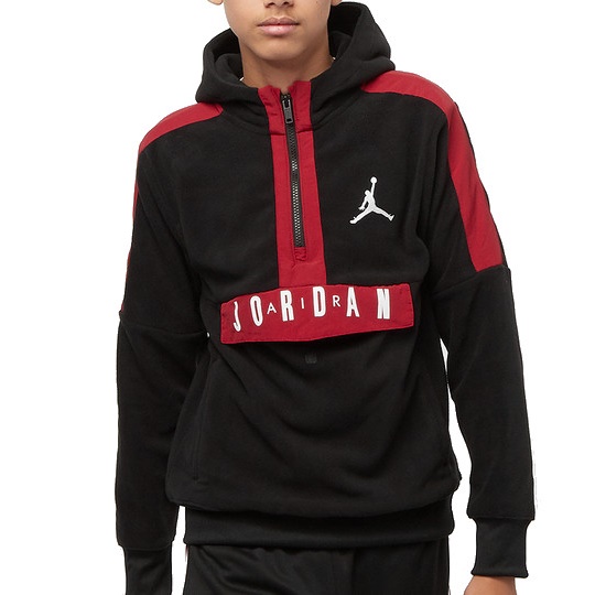 Jordan Kids Air 1/2 Zip Hoodie (black) manelsanchez.fr
