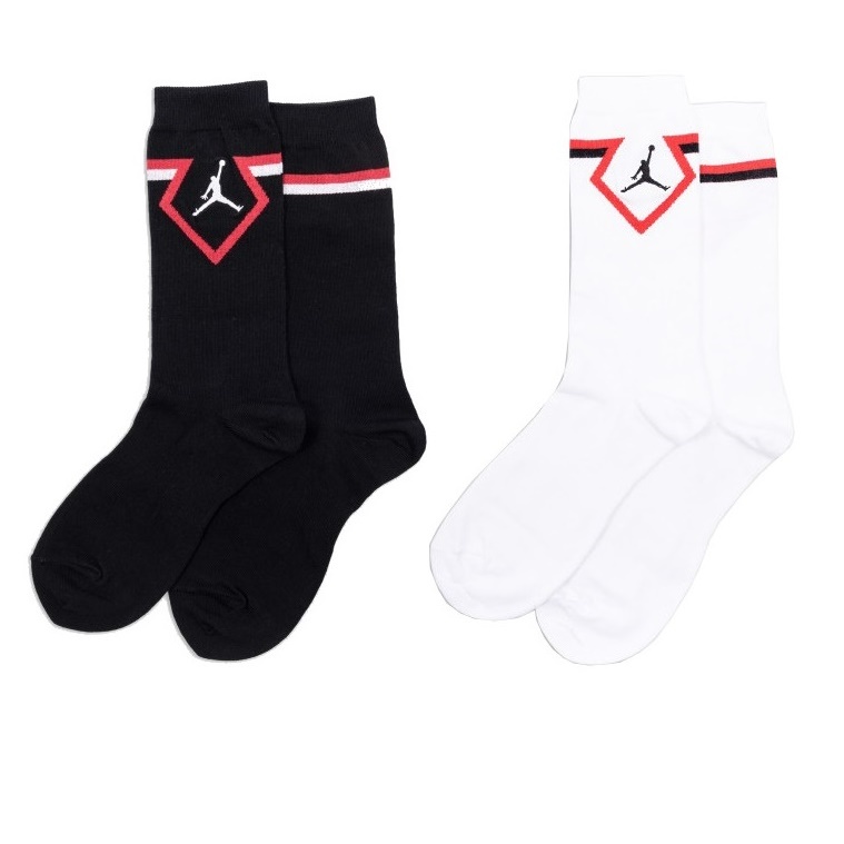 Jordan Kids Diamond High Crew Socks 2 Pair