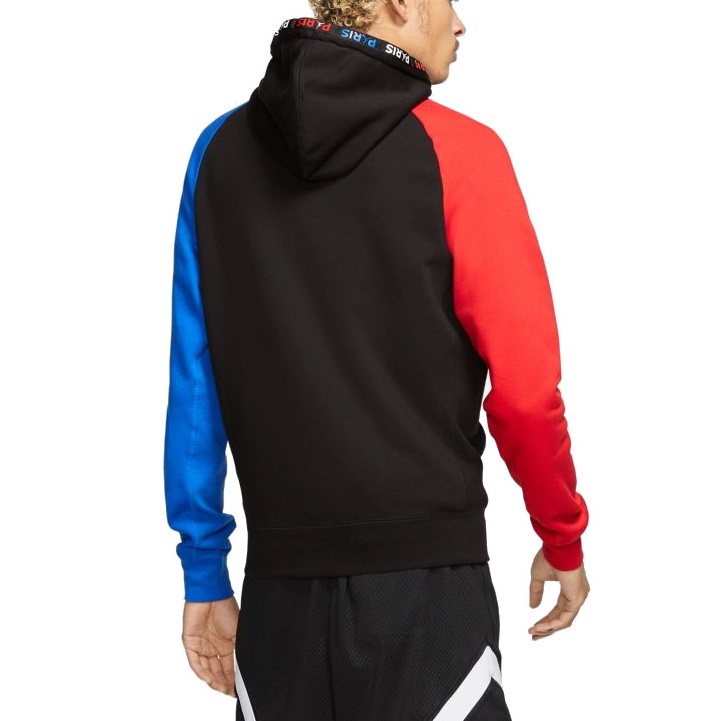 jordan x psg black cat fleece joggers