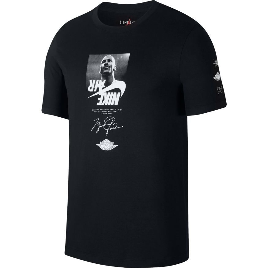 michael jordan black t shirt