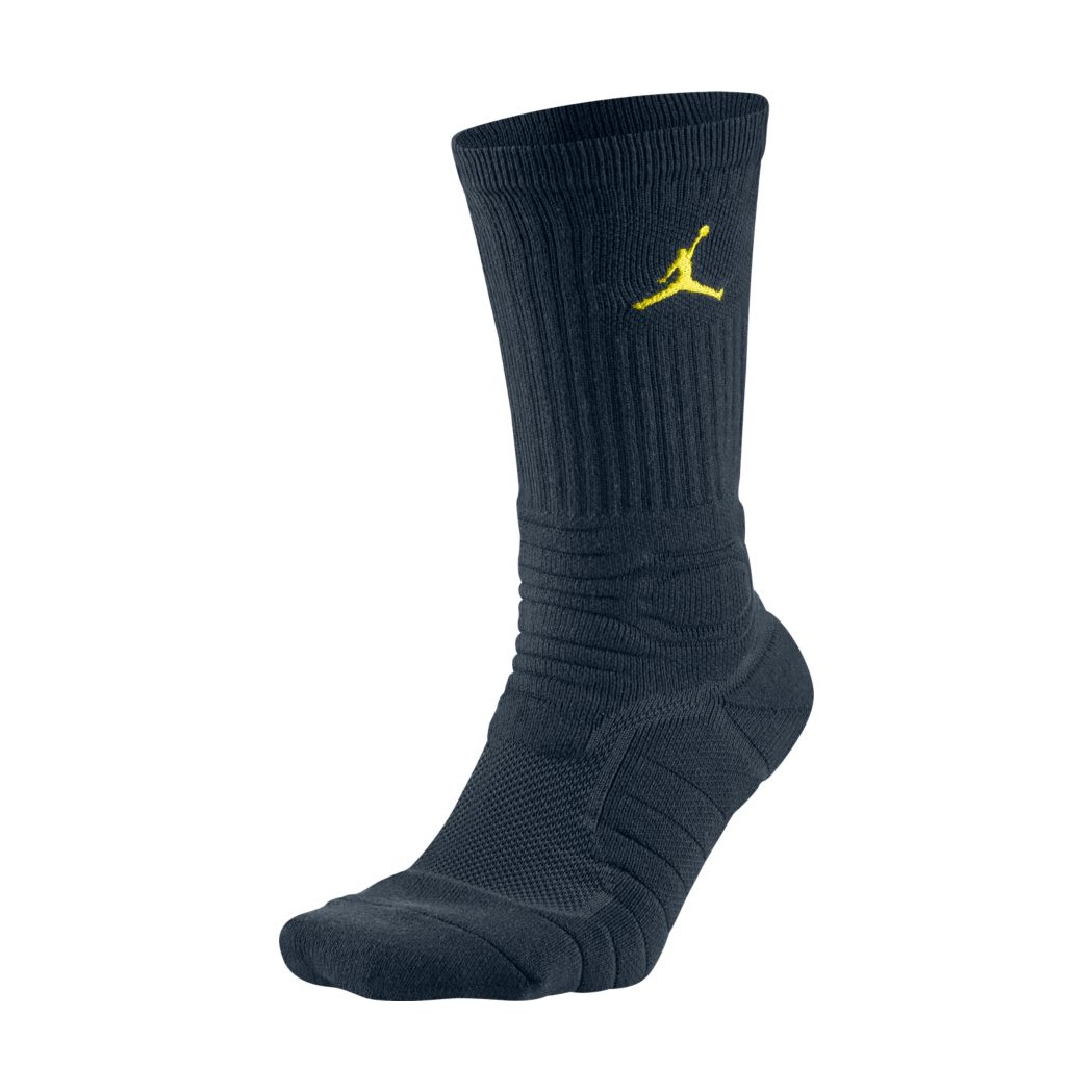 Jordan Ultimate Flight Crew Sock (454/armory navy/electrolime)