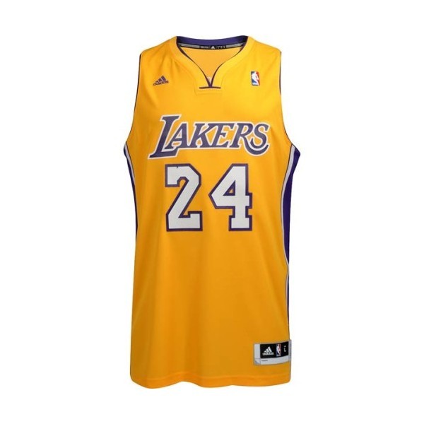 football mock mainly Adidas Camiseta Original Bordada Kobe Bryant Lakers (amarillo)