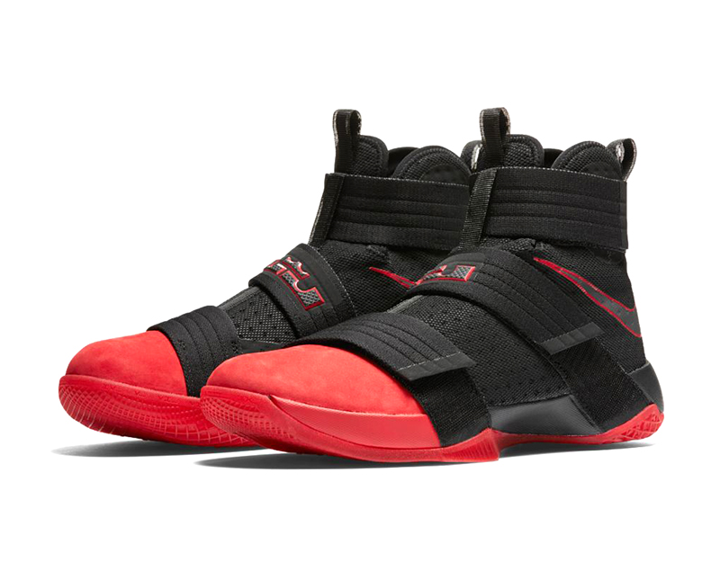 LeBron Soldier 10 SFG Bulls 060 black red black