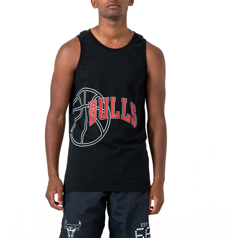 New Era NBA Graphic Tank Chicago Bulls Tank top (black)