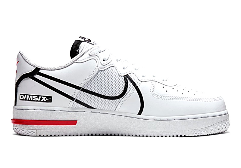 Nike Air Force 1 React D/MS/X Black - Grailify