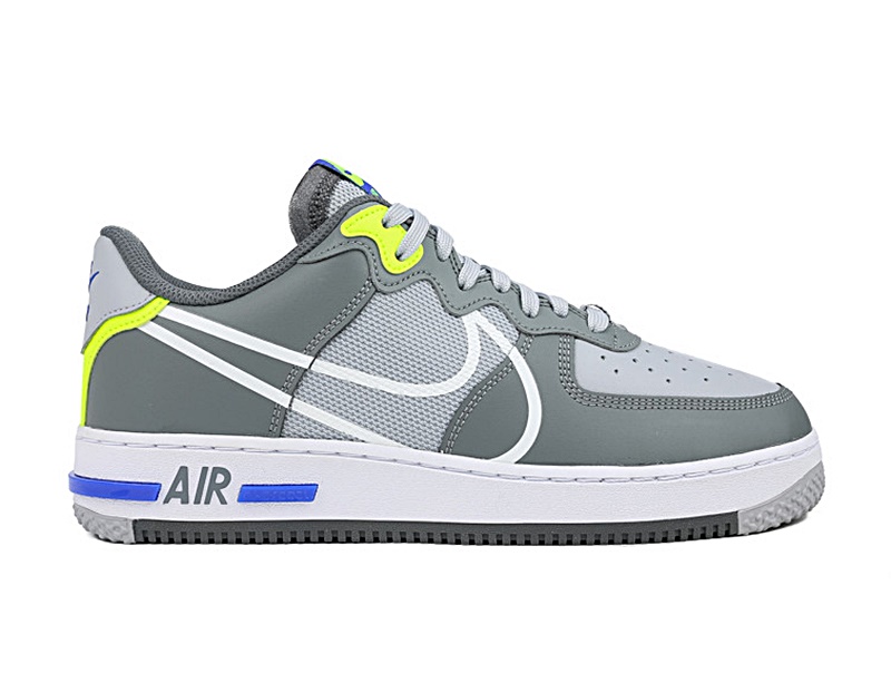 nike air force 1 react grey
