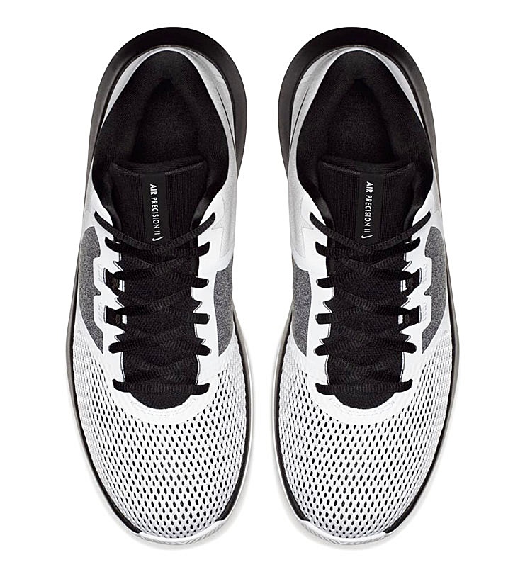 nike air precision 2 black and white
