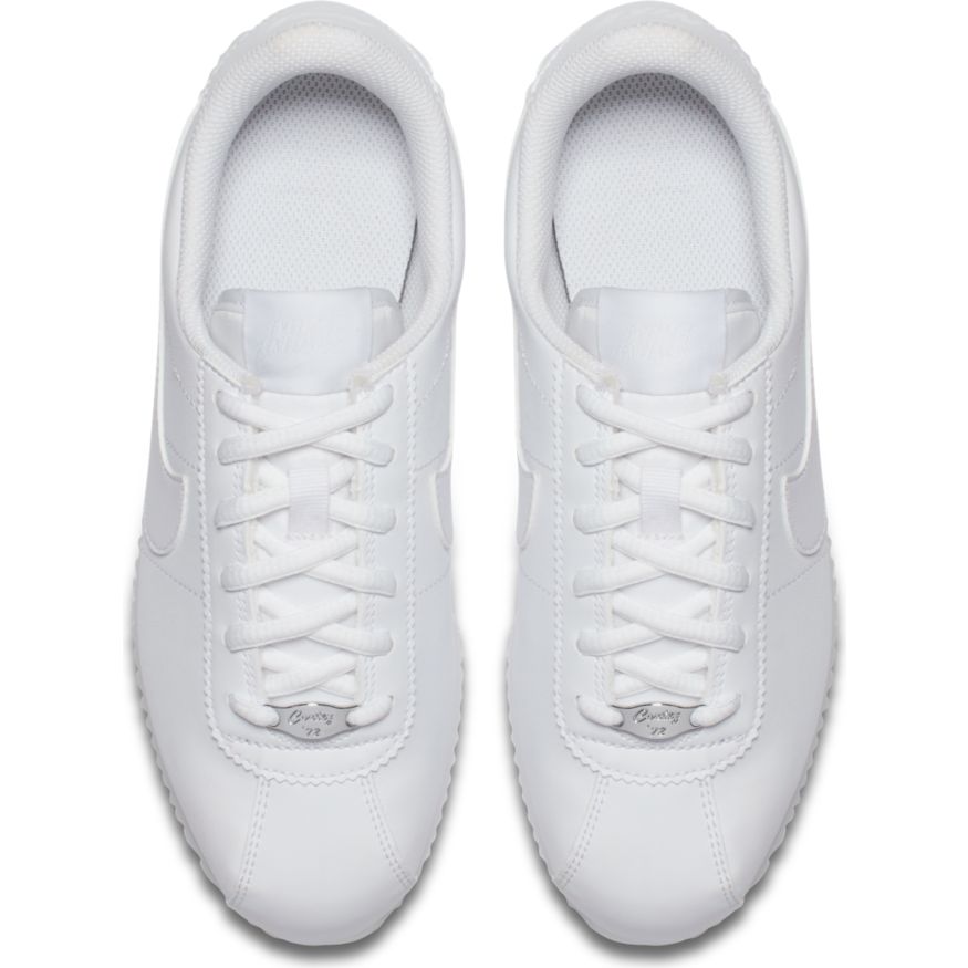 nike gs cortez basic white